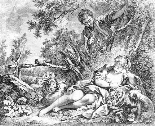 La belle dormeuse, de F. Boucher