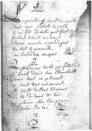 Manuscrit, chanson 91.